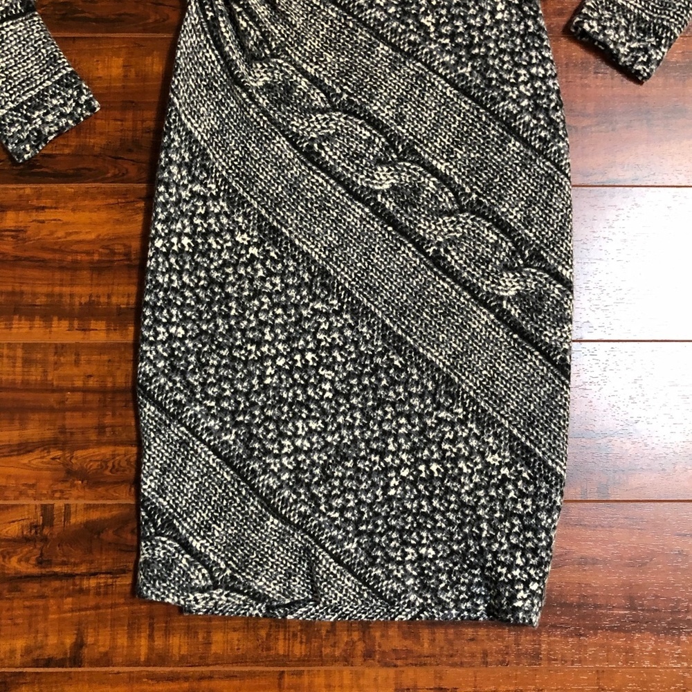 Cache Python Print Bodycon Ruched Waist Turtleneck Dress XS - Picture 9 of 11